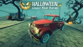 Halloween Lonely Road Racing game icon