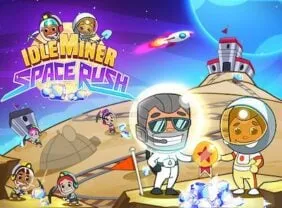 Idle Miner Space Rush game icon