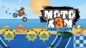 Moto X3M Pool Party game icon