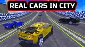 Real Cars in City game icon